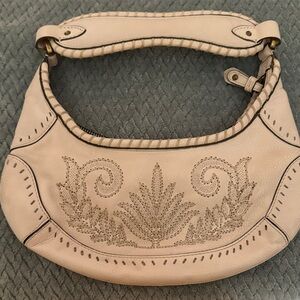 Coach Cream Embroidered Women's Bag
